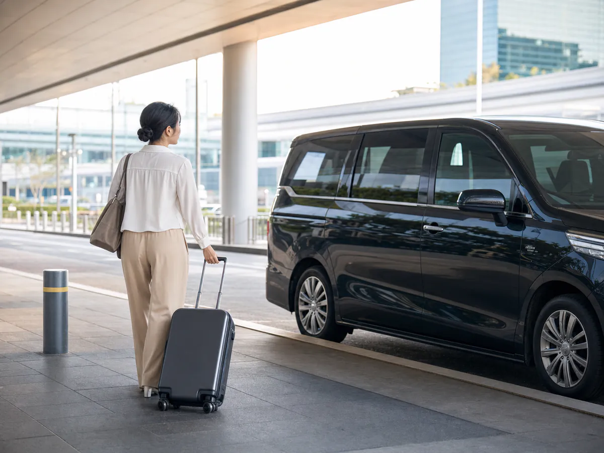 공항 픽업·샌딩 예약 — 편집 이미지